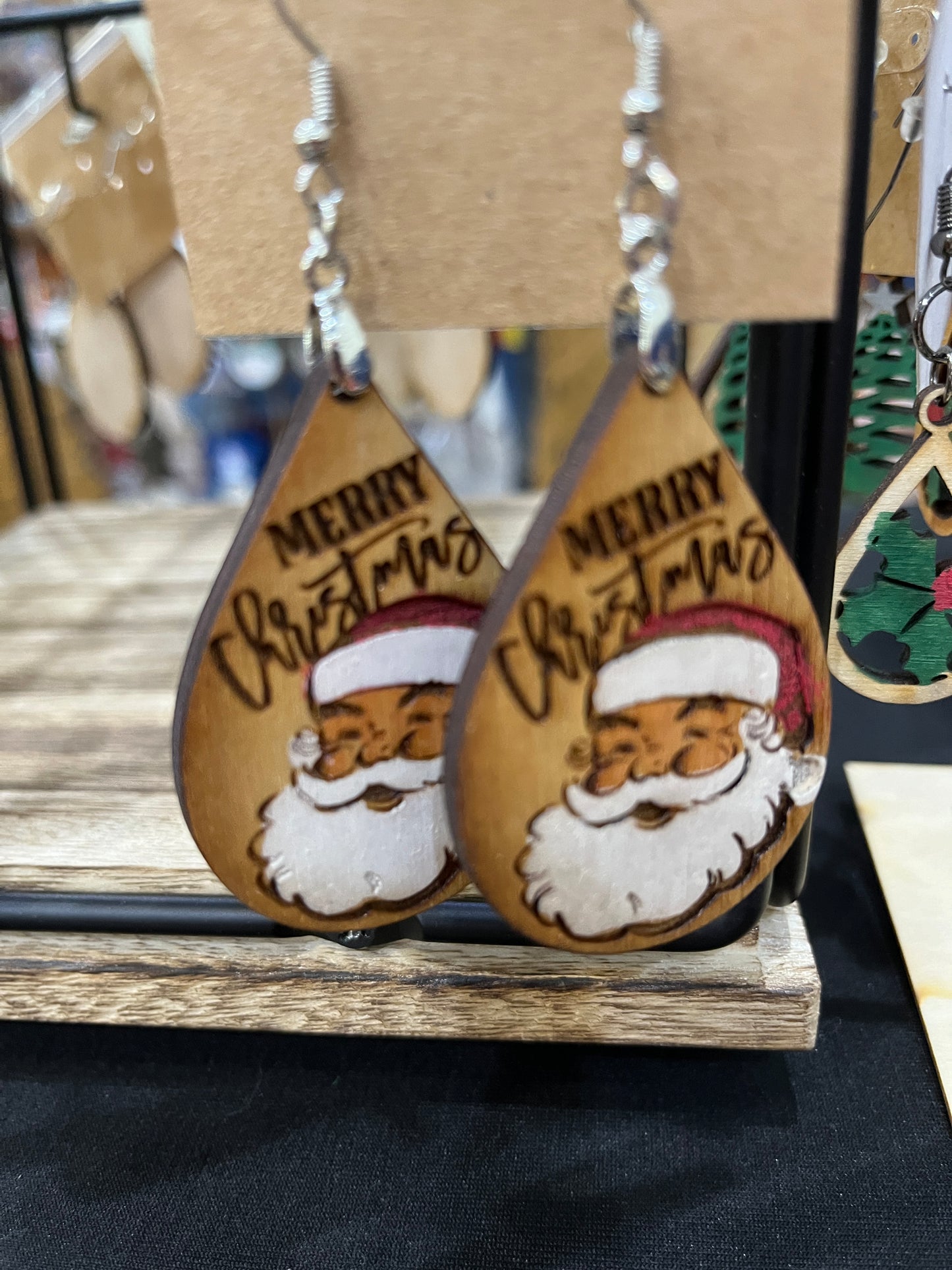 Santa Earrings