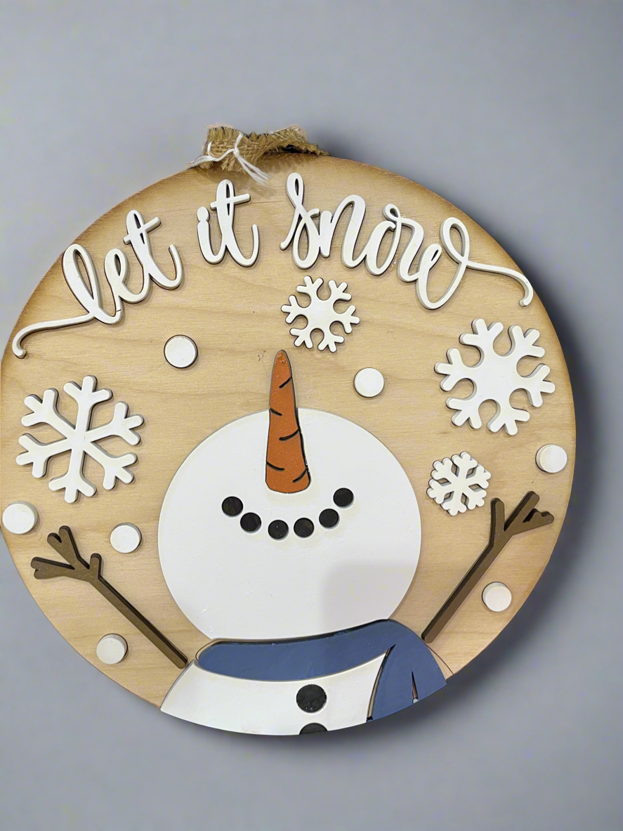 Winter door Hanger