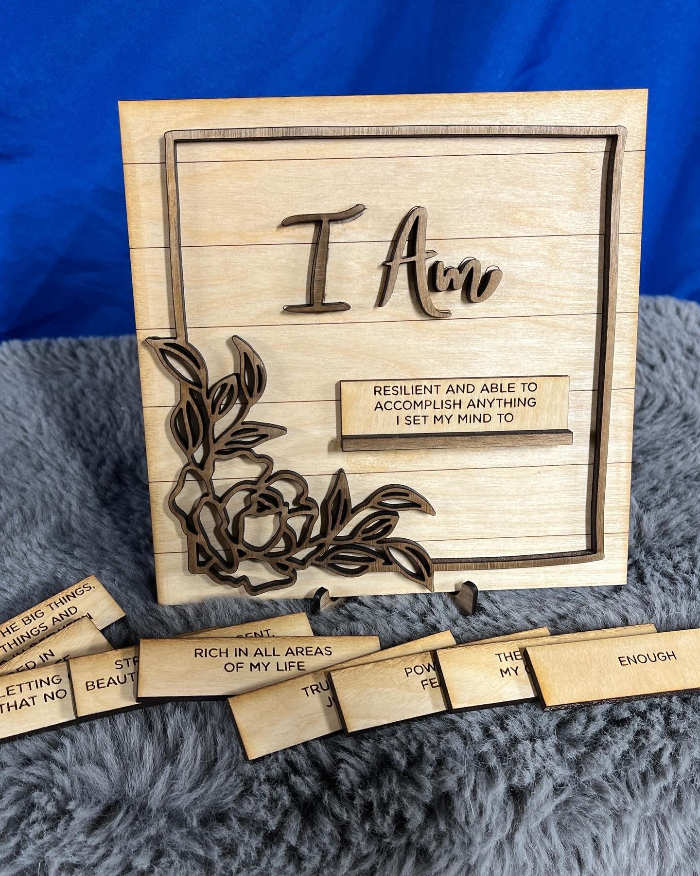 Wood Affirmation Sign- interchangable