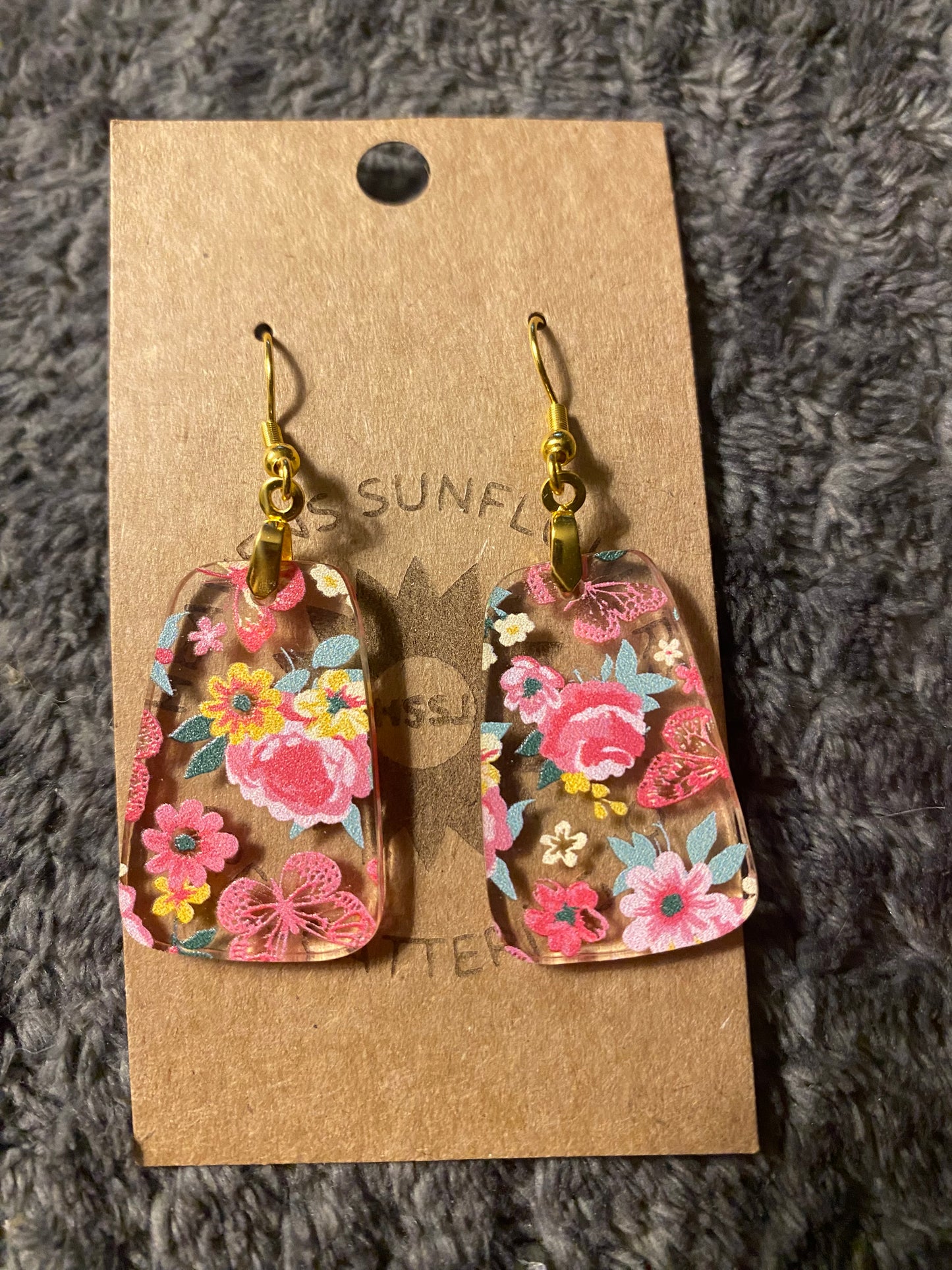 Flower Pattern Earrings