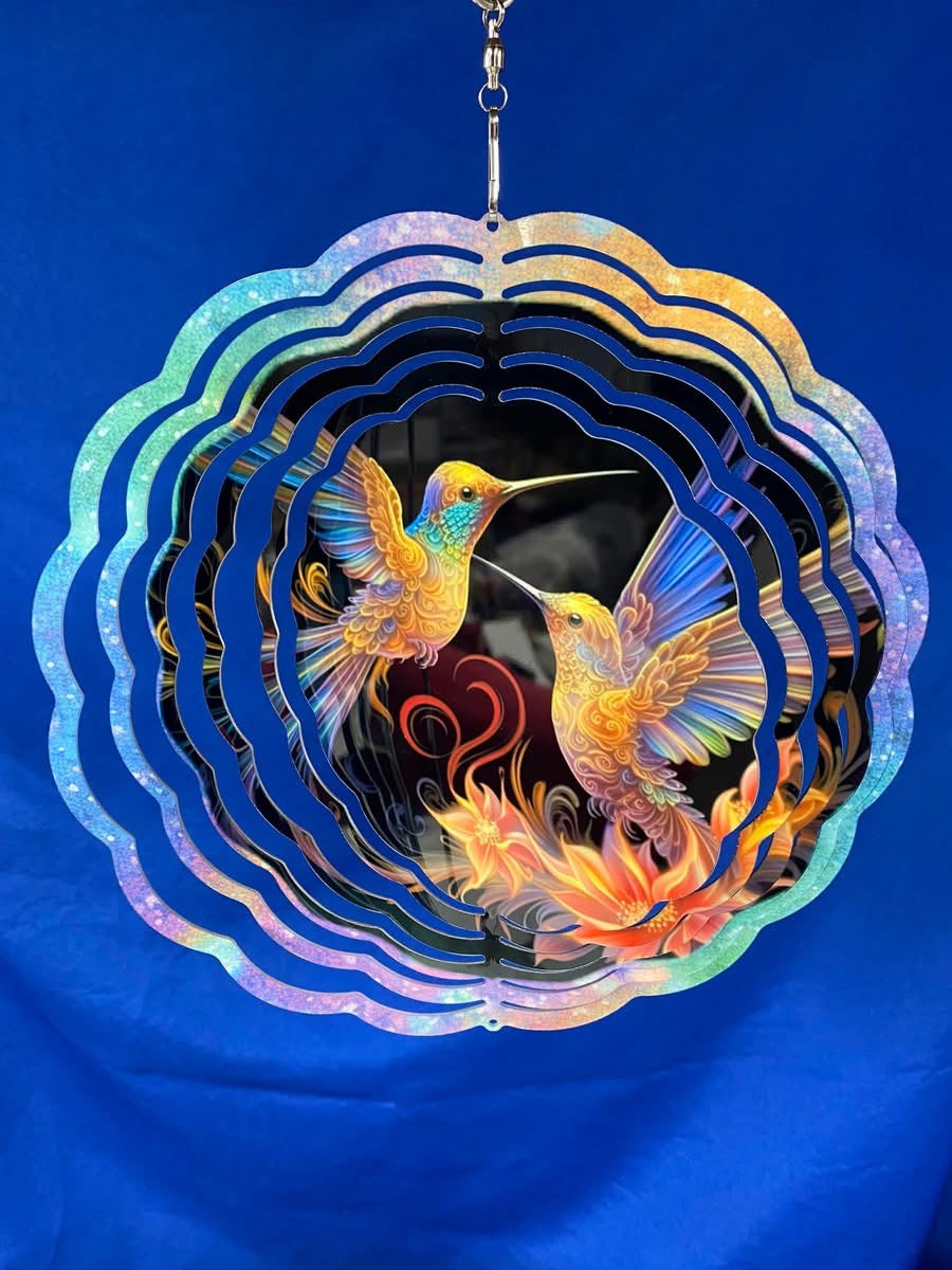Hummingbird (8 inch wind spinner)