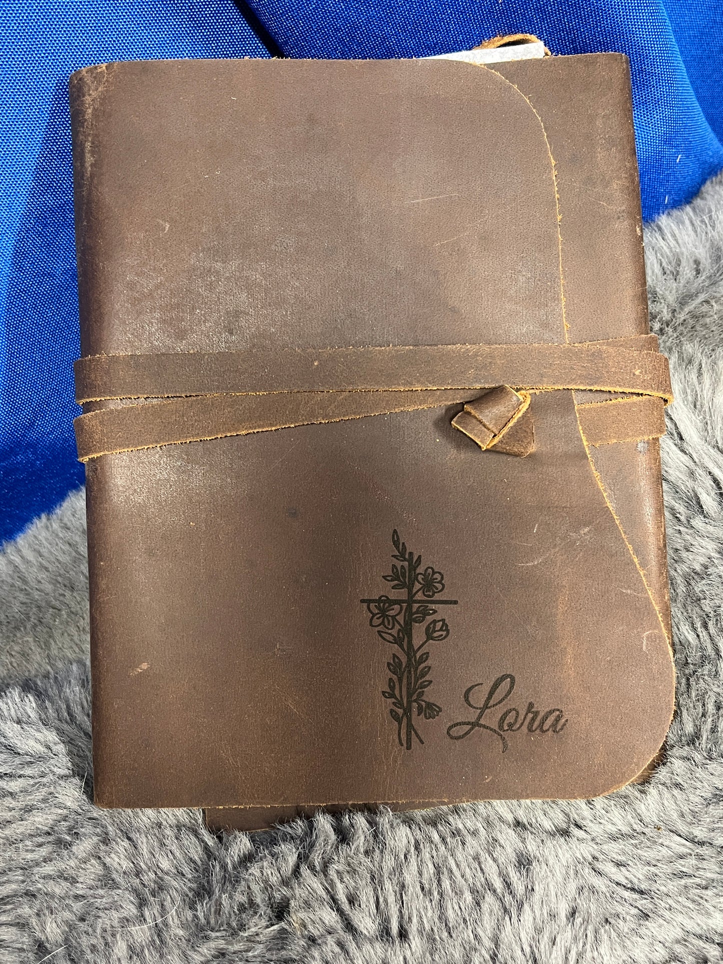 Custom Engraved Leather Journal