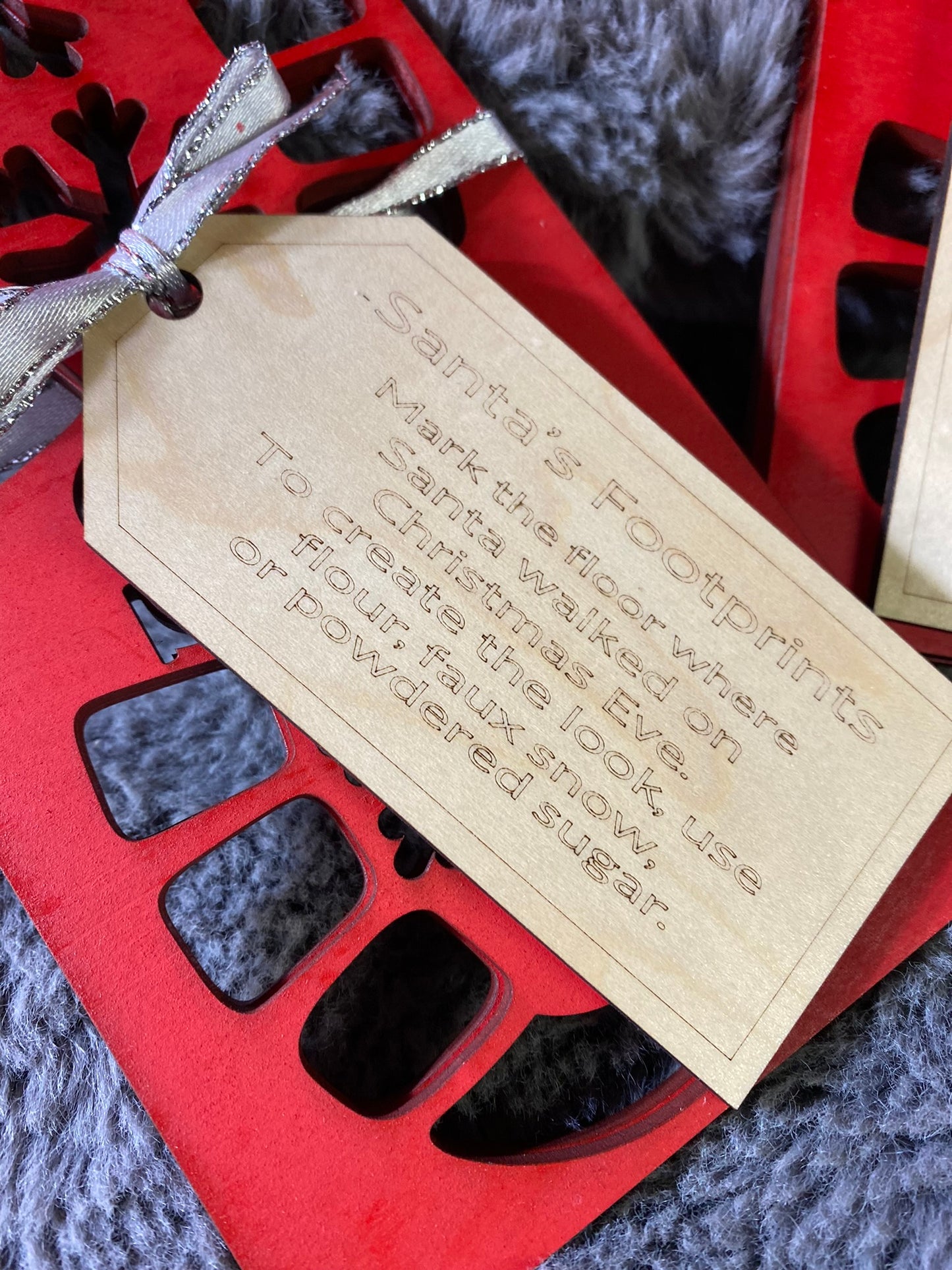 Santas Footprint Stencil