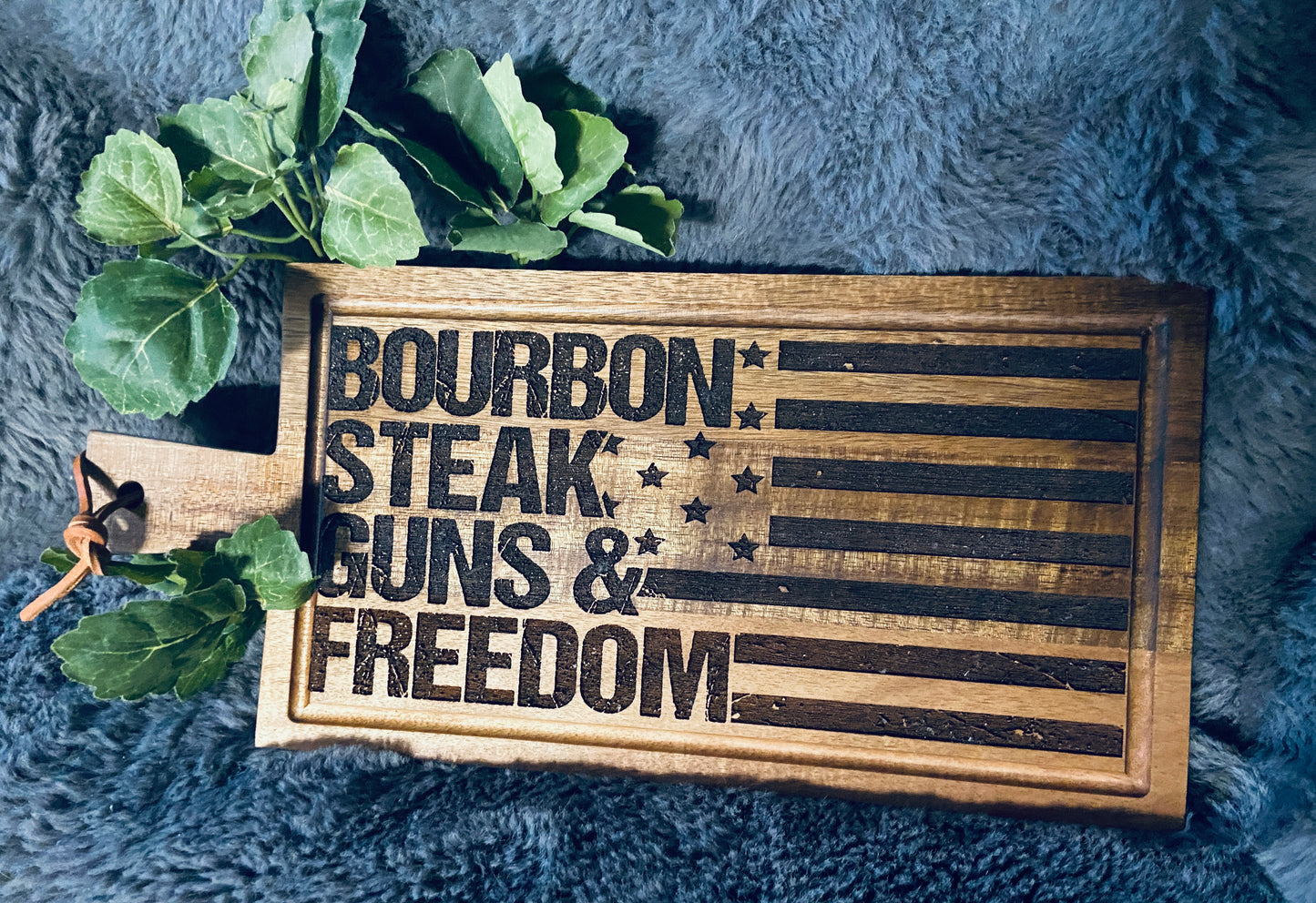 Beer, Steaks, Guns & Freedom Cutting Board