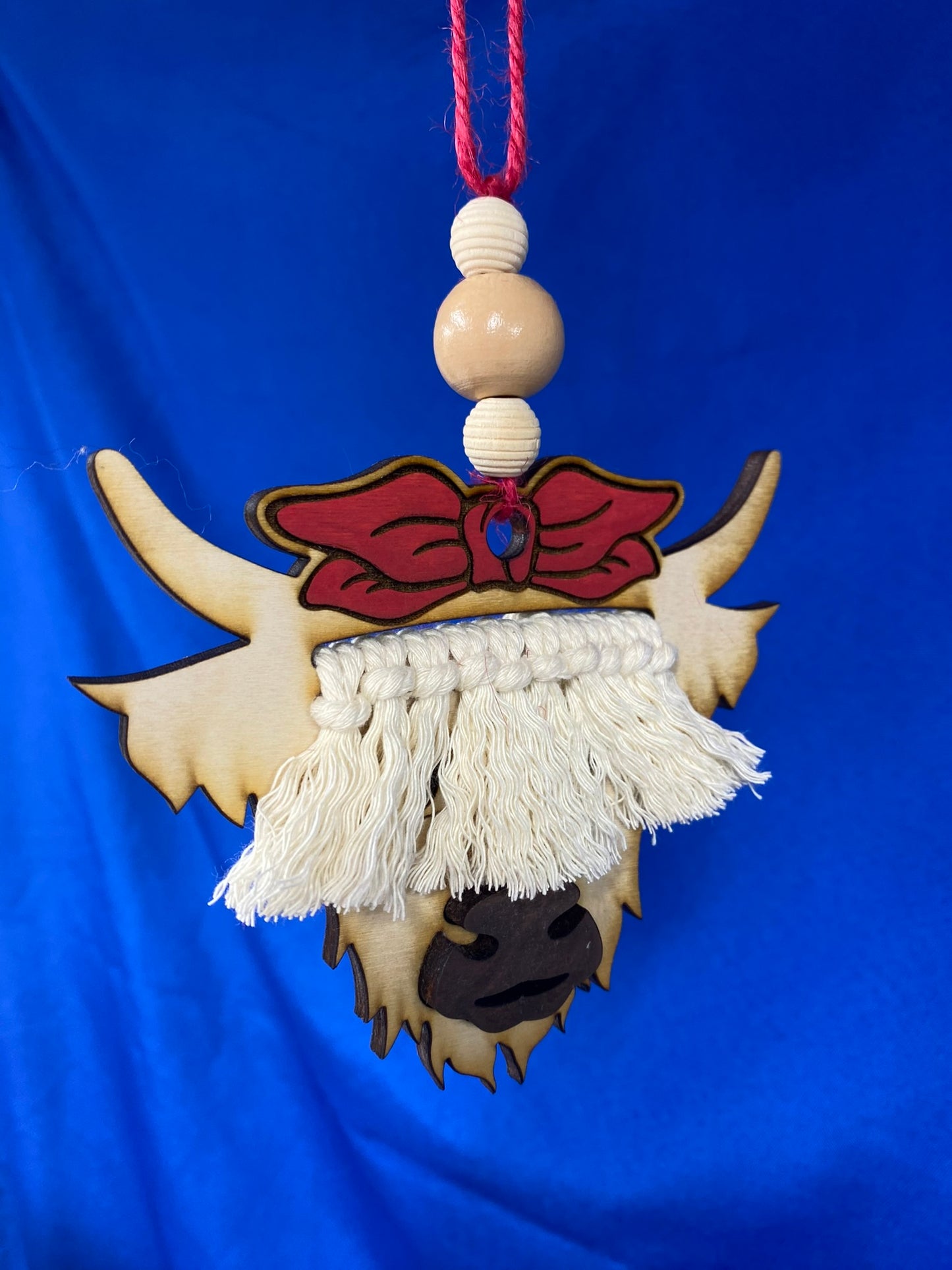 Highland Cow Car Charm