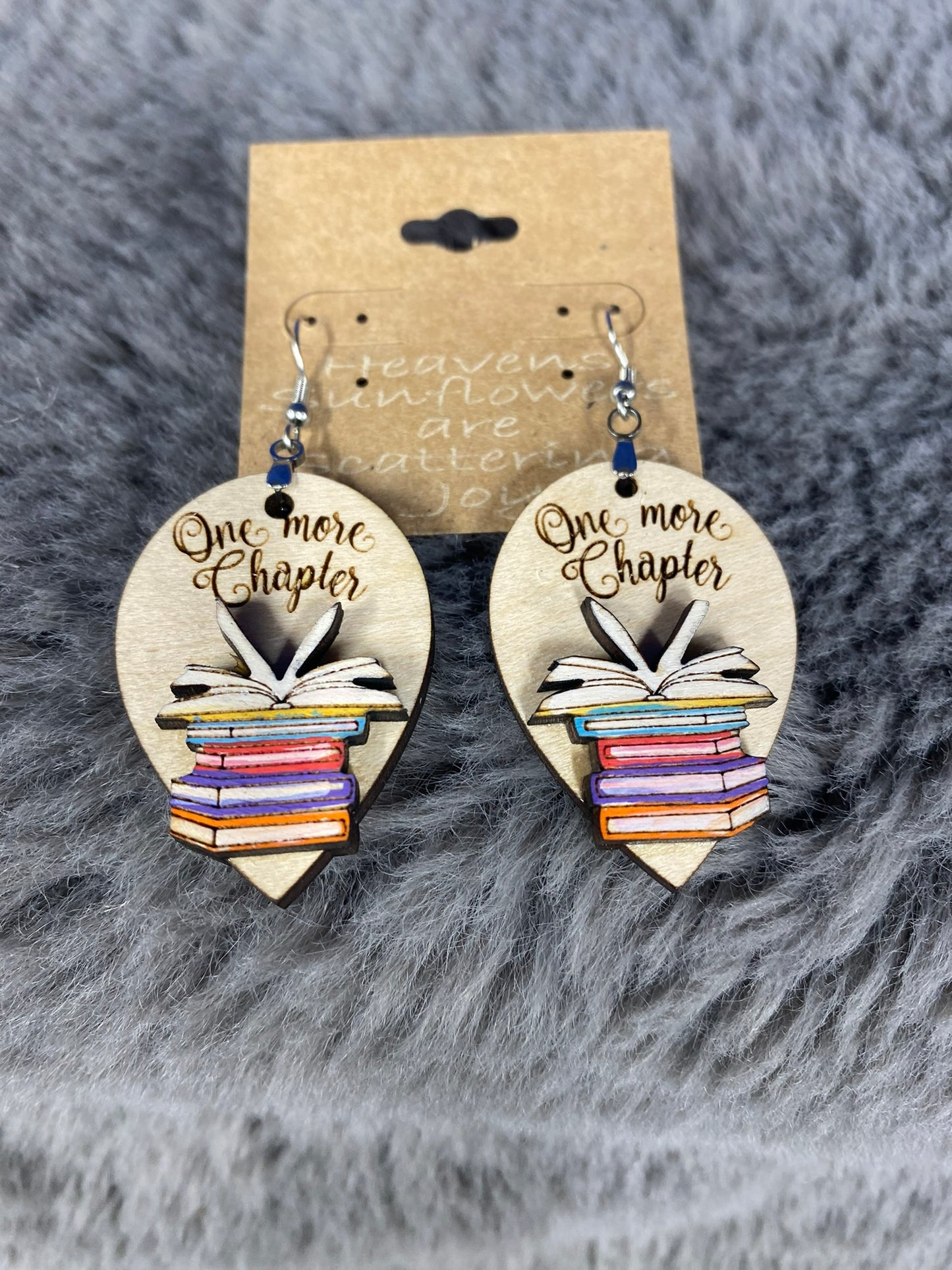 Book Earrings