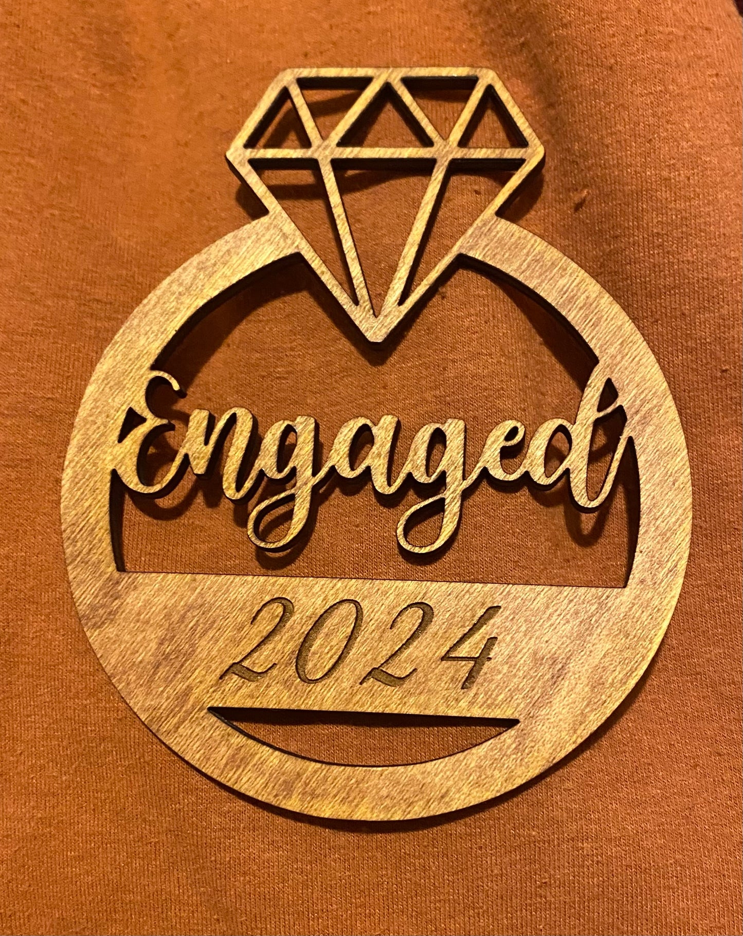 Engagement Year ornament