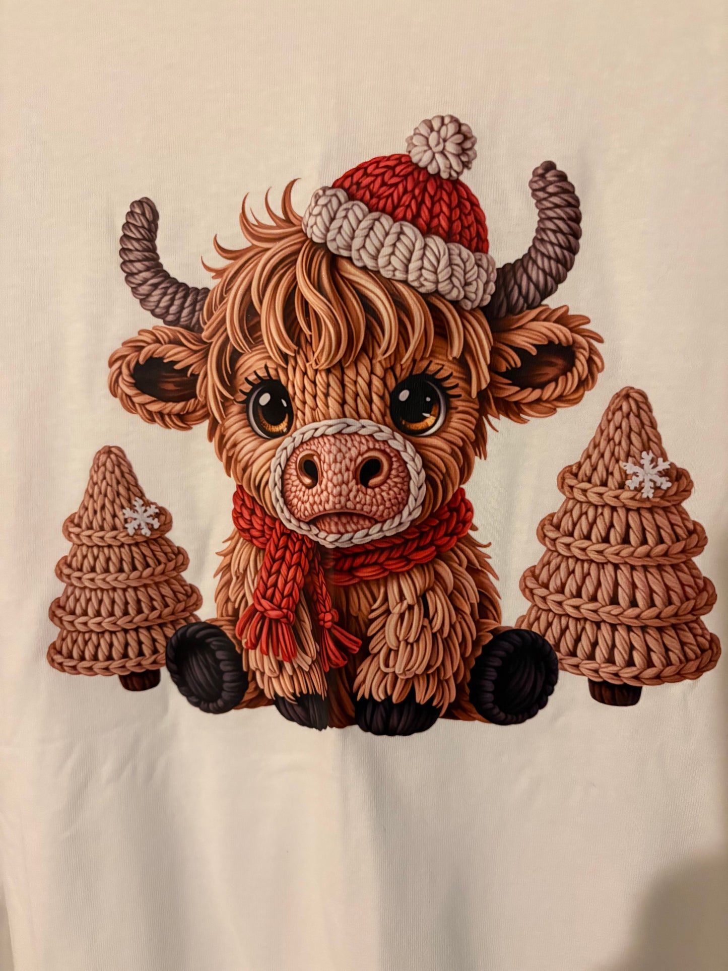 Cozy Highland Cow Christmas Shirt – Cute Winter Holiday Design