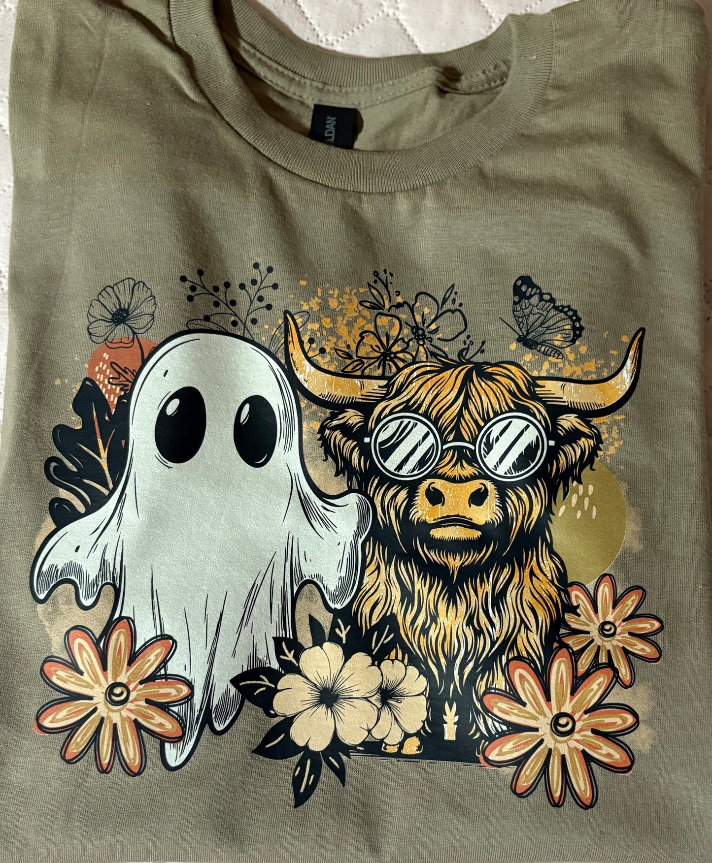Halloween Cow/Ghost Shirt