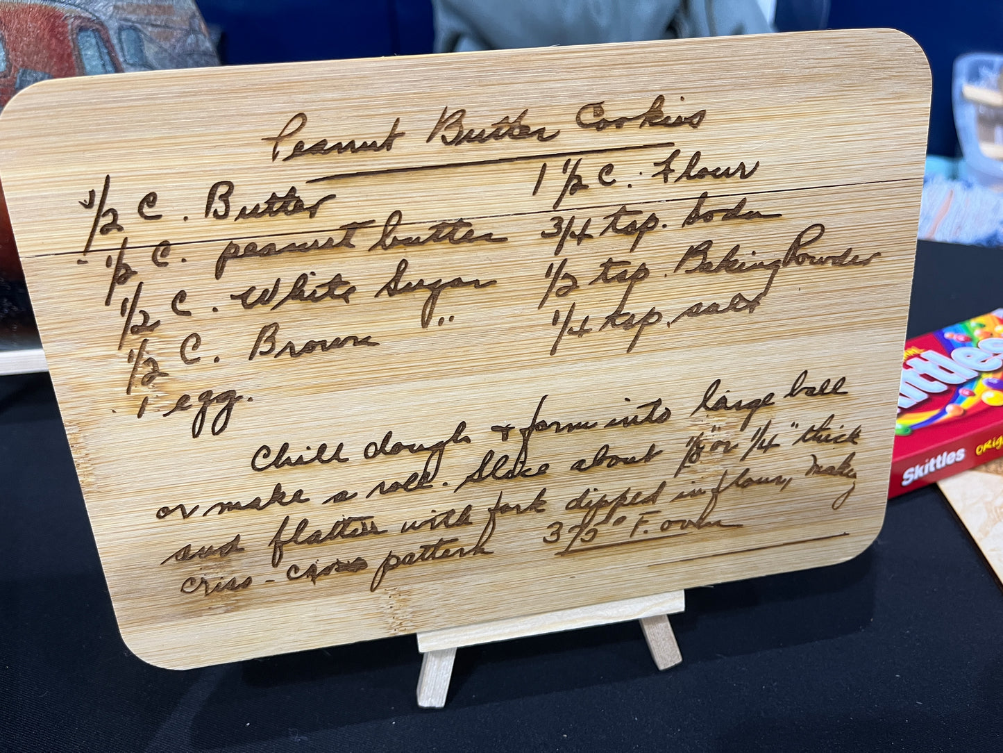 Engraved Recipe Cutting Board
